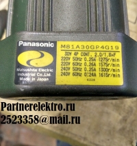 M81A30GP4G19 panasonic электродвигатель